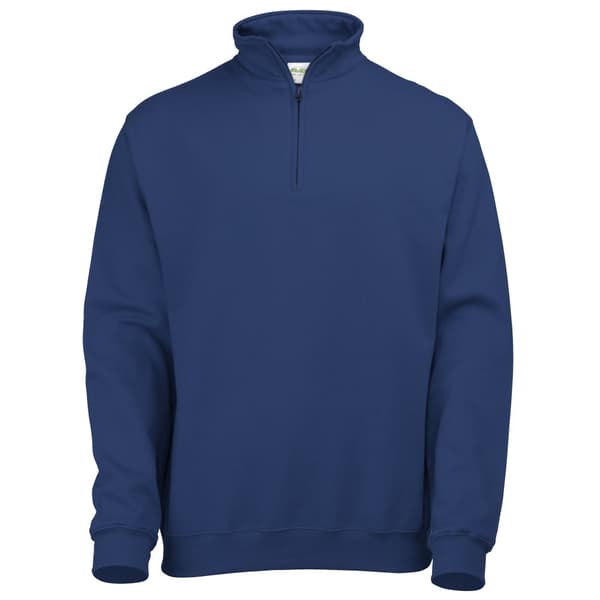 Awdis Mens Plain Sophomore ¼ Zip Sweatshirt