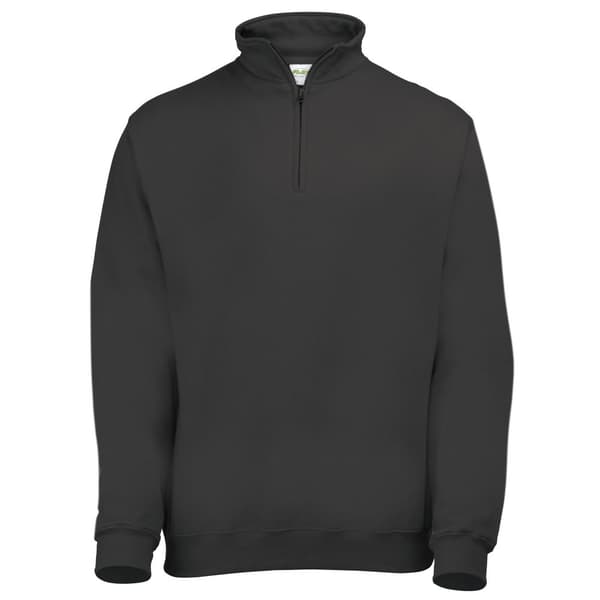 Awdis Mens Plain Sophomore ¼ Zip Sweatshirt
