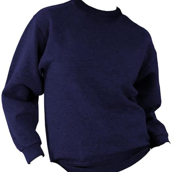 UCC 50/50 Mens Heavyweight Plain Set-In Sweatshirt Top