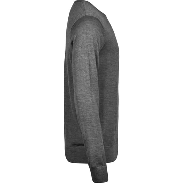 Tee Jays Strikket sweater med halsudskæring til mænd