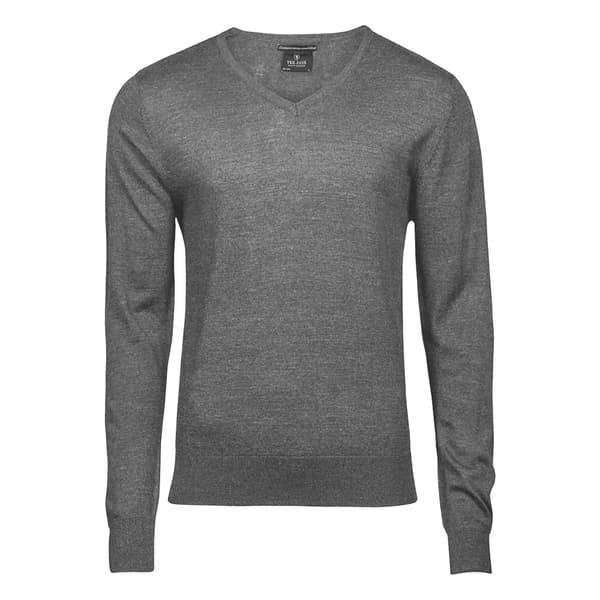Tee Jays Strikket sweater med halsudskæring til mænd