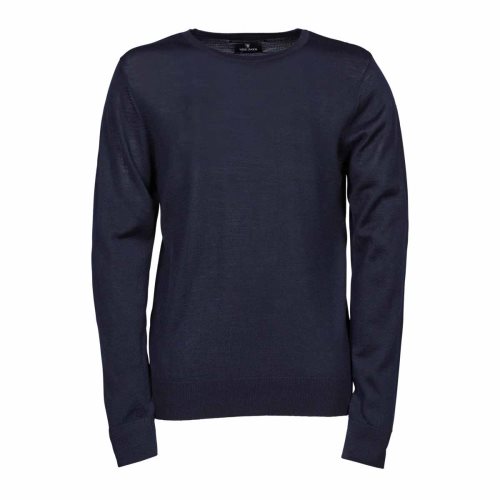 Bild av Tee Jays Herr stickad Crew Neck tröja