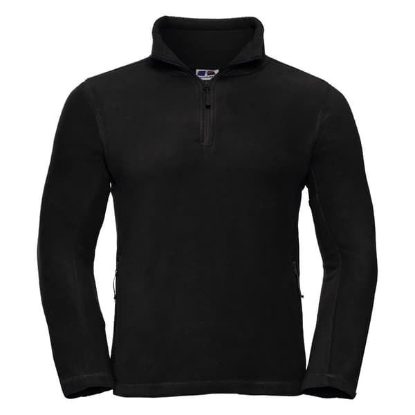 Russell Herr 1/4 Zip Outdoor Fleece Top Black XL