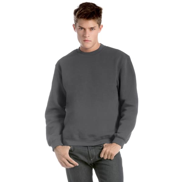 B&C Unisex Set In Modern Cut Crew Neck Sweatshirt