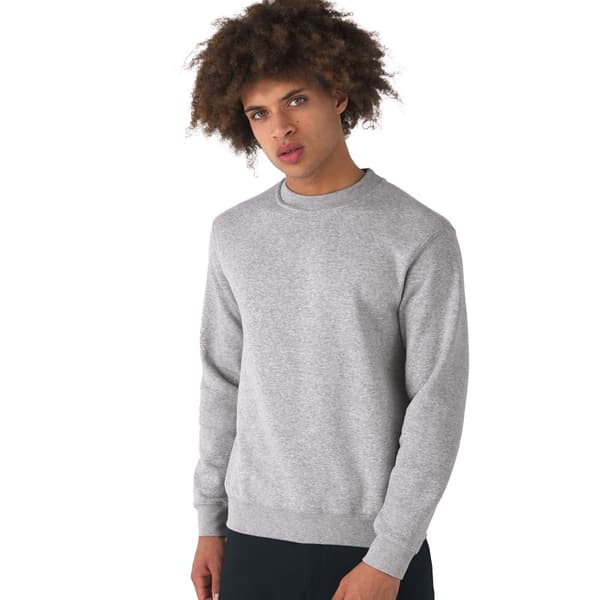 B&C Unisex Set In Modern Cut Crew Neck Sweatshirt