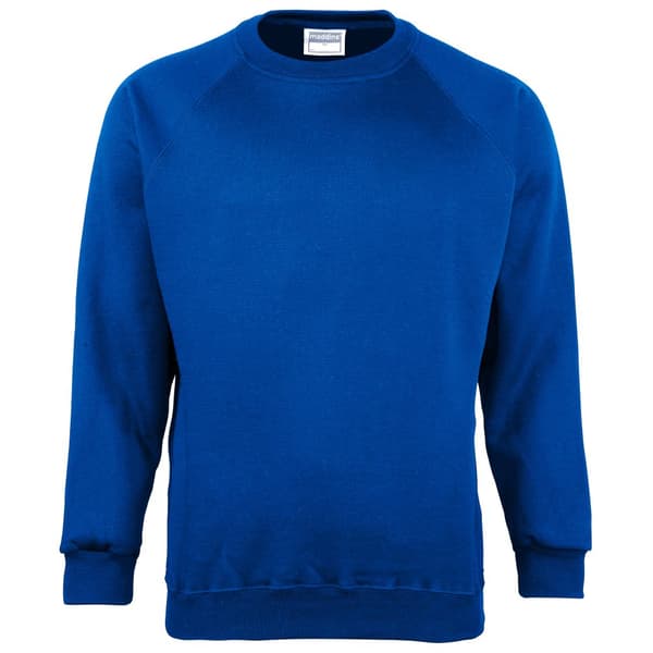 Maddins Unisex unisex Coloursure Sweatshirt med rund hals / skoletøj til børn (pakke med 2)