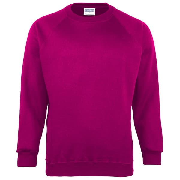 Maddins Unisex unisex Coloursure Sweatshirt med rund hals / skoletøj til børn (pakke med 2)