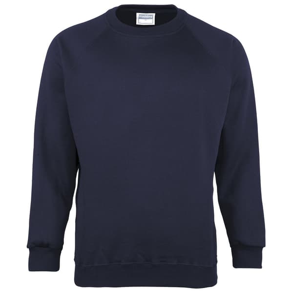 Maddins Unisex unisex Coloursure Sweatshirt med rund hals / skoletøj til børn (pakke med 2)