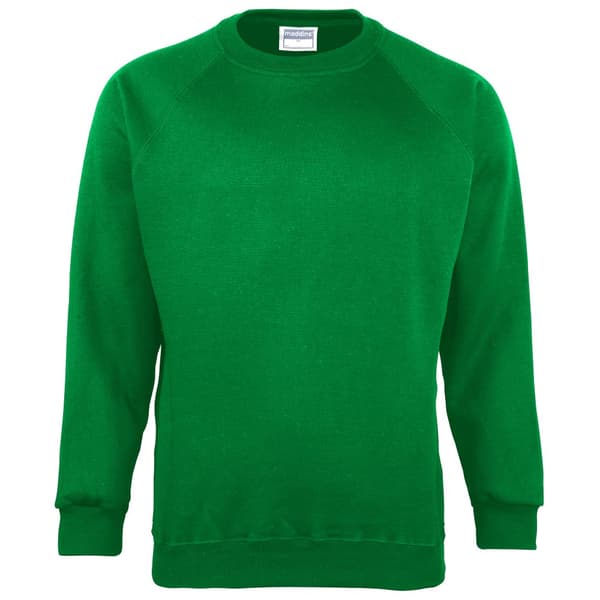 Maddins Unisex unisex Coloursure Sweatshirt med rund hals / skoletøj til børn (pakke med 2)
