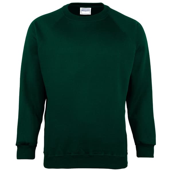 Maddins Unisex unisex Coloursure Sweatshirt med rund hals / skoletøj til børn (pakke med 2)