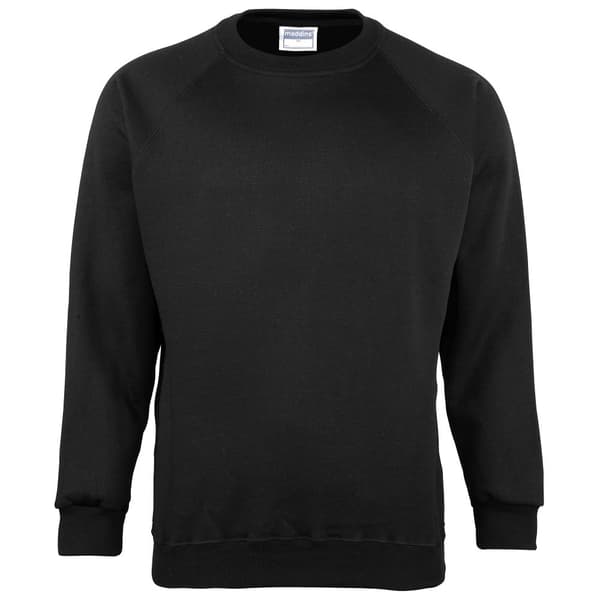Maddins Unisex unisex Coloursure Sweatshirt med rund hals / skoletøj til børn (pakke med 2)