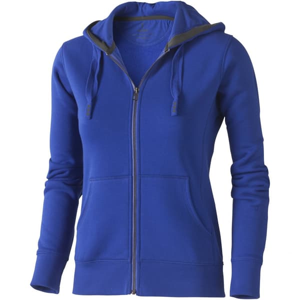 Elevate Kvinnor/Damer Arora Hooded Full Zip Sweater med huva