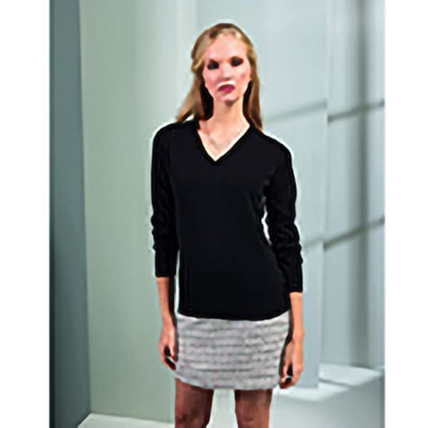 Premier Womens/Ladies V-Neck Knitted Sweater / Top