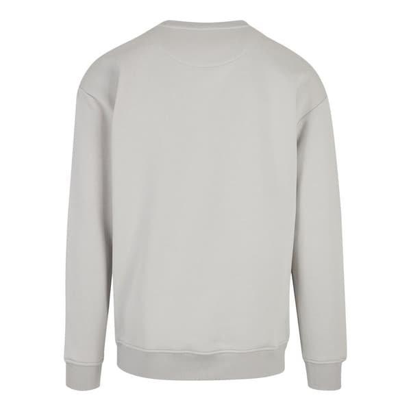 Build Your Brand Mens Crew Neck Plain Sweatshirt