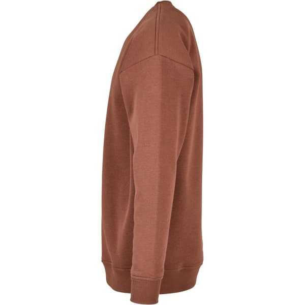 Build Your Brand Mens Crew Neck Plain Sweatshirt