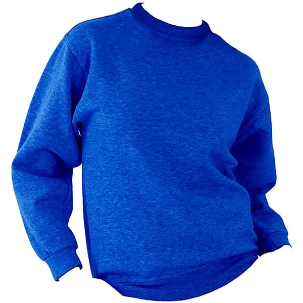 UCC 50/50 Unisex Plain Set-In Sweatshirt Top