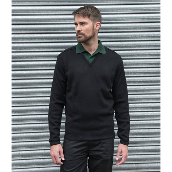 PRO RTX Herre Pro Akryl V-hals sweater