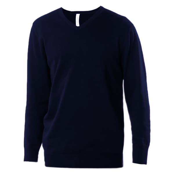 Kariban Mens V-Neck Long Sleeve Jumper / Knitwear