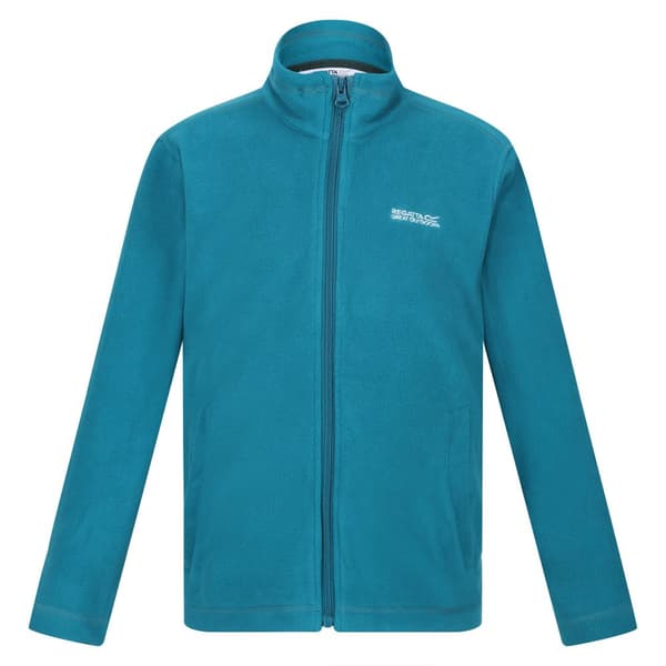 Regatta Great Outdoors Childrens/Kids King II Lightweight Full Zip Fleece Jacket Gulfstream 7-8 Years