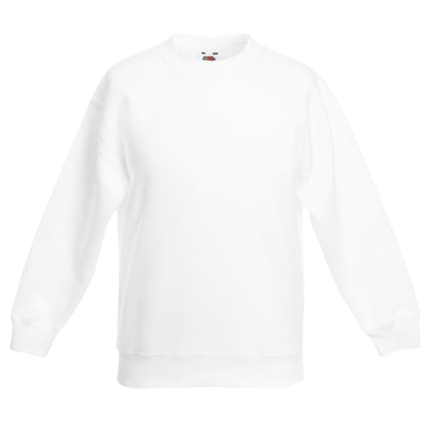 Fruit of the Loom Unisex Unisex Classic 80/20 Set-In Sweatshirt för barn