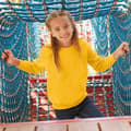 Miniatyrbild 3 av 3: Fruit of the Loom Unisex Unisex Classic 80/20 Set-In Sweatshirt för barn