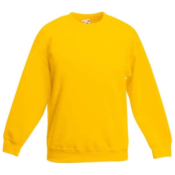 Fruit of the Loom Unisex Unisex Classic 80/20 Set-In Sweatshirt för barn