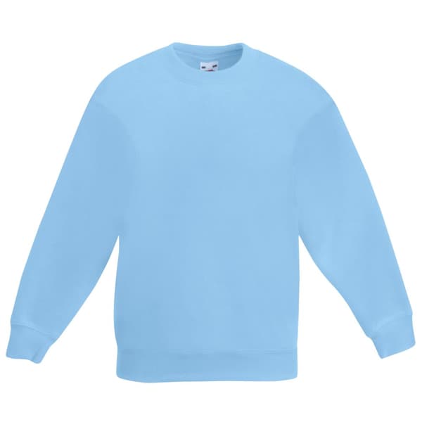 Fruit of the Loom Unisex Unisex Classic 80/20 Set-In Sweatshirt för barn