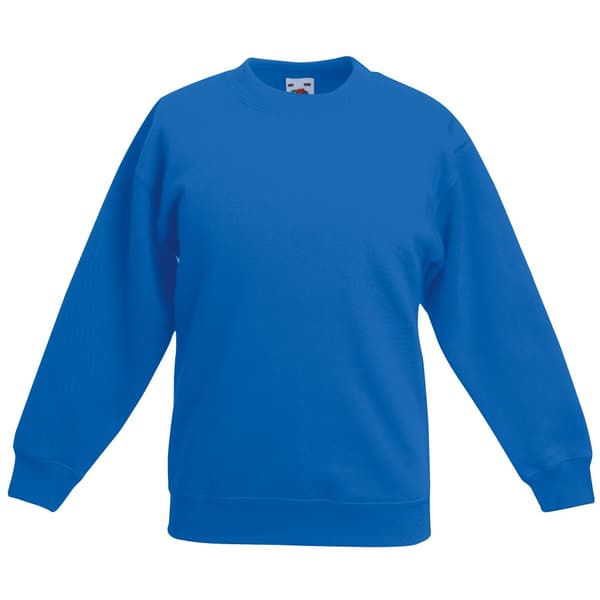 Fruit of the Loom Unisex Unisex Classic 80/20 Set-In Sweatshirt för barn