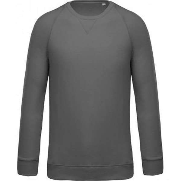 Kariban Organisk raglan-tröja för män Storm Grey M