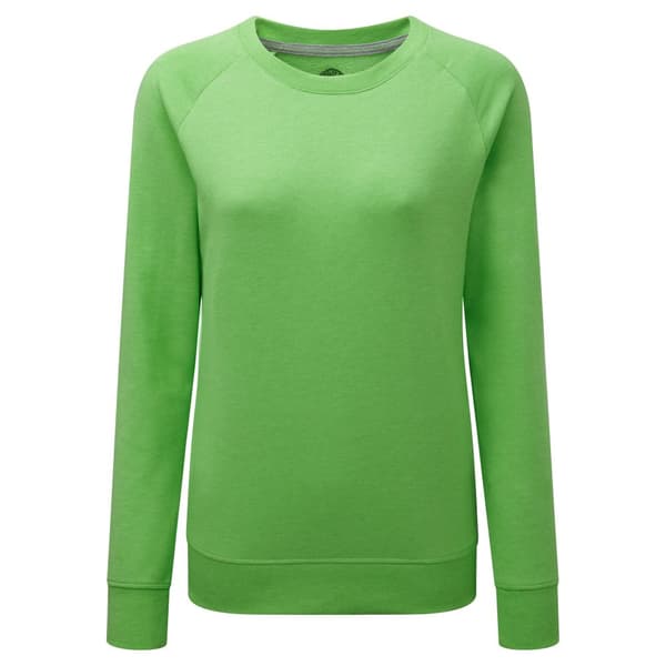 Russell HD Raglan sweatshirt til kvinder/damer Green Marl S