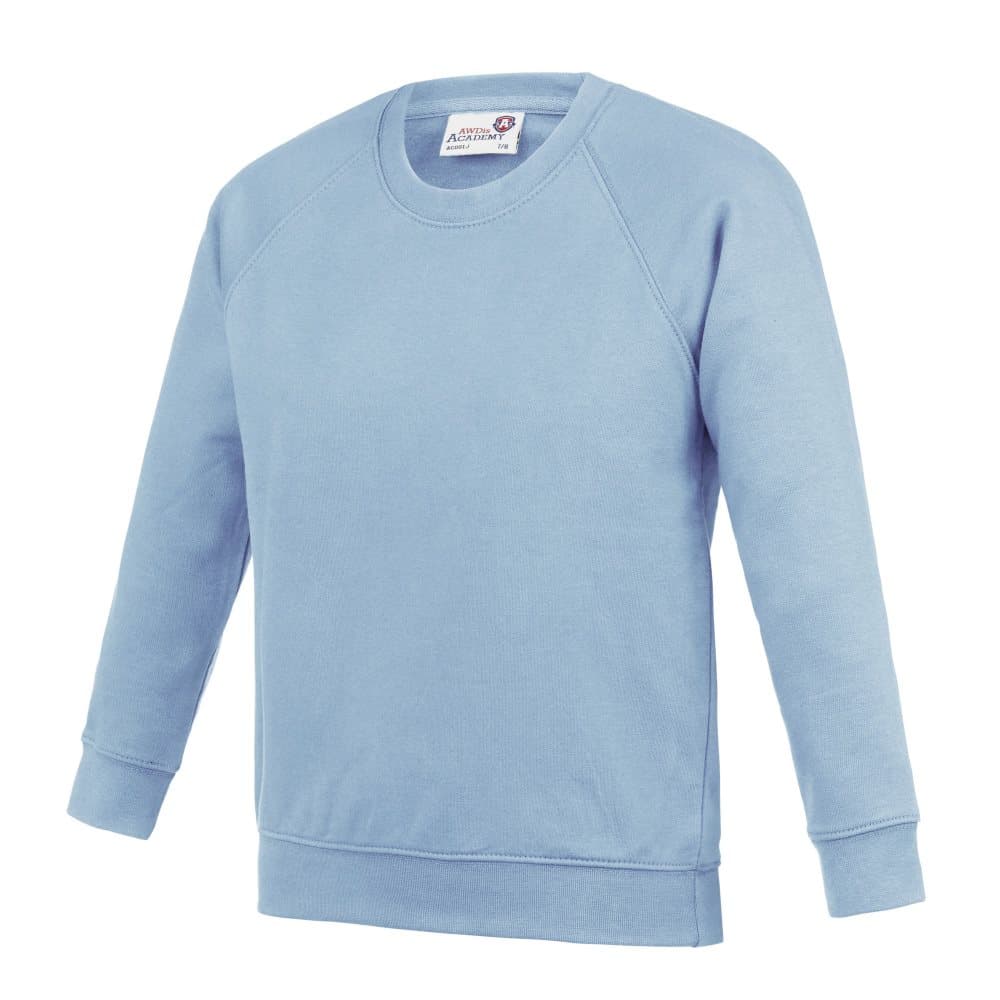 Awdis Academy Barn/Kids Crew Neck Raglan School Sweatshirt (2 st.)