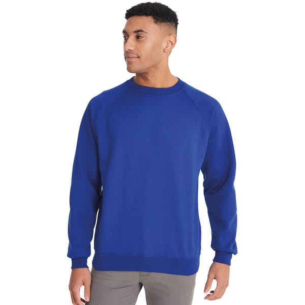 Maddins Mens Coloursure Plain Crew Neck Sweatshirt