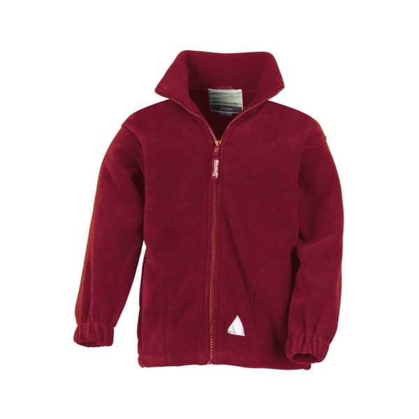 Result Barn/Kids Full Zip Active Anti Pilling Fleece Jacket med full dragkedja