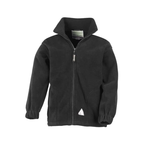 Result Barn/Kids Full Zip Active Anti Pilling Fleece Jacket med full dragkedja