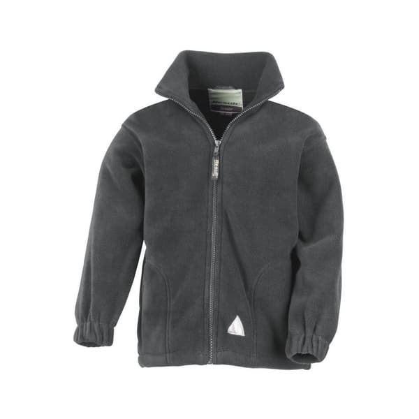 Result Barn/Kids Full Zip Active Anti Pilling Fleece Jacket med full dragkedja