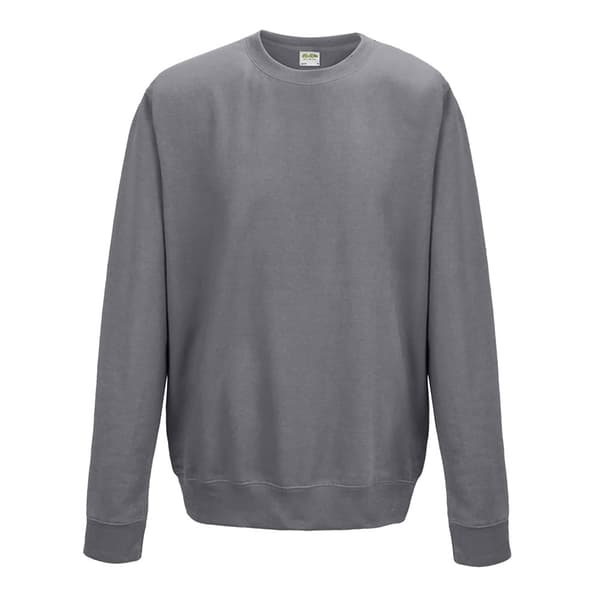 AWDis Just Hoods AWDis Unisex Crew Neck Plain Sweatshirt (280 GSM)