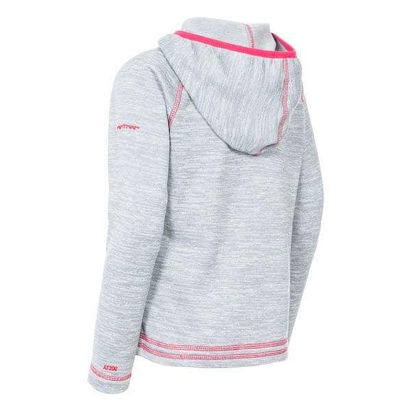 Trespass Barnflickor Goodness Full Zip Hooded Fleecejacka med full dragkedja