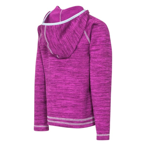 Trespass Barnflickor Goodness Full Zip Hooded Fleecejacka med full dragkedja