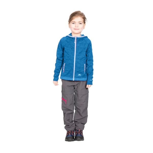 Trespass Childrens Girls Goodness Full Zip Hooded Fleece Jacket
