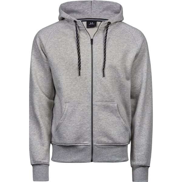 Tee Jays Mens Full Zip Hooded Sweatshirt