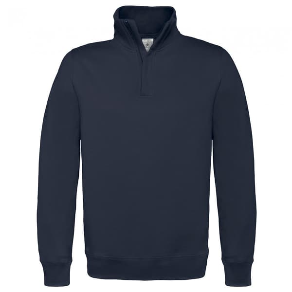 B&C ID.004 1/4 Zip Sweatshirt til mænd