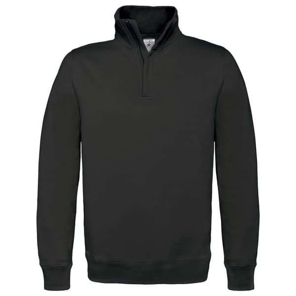 B&C ID.004 1/4 Zip Sweatshirt til mænd