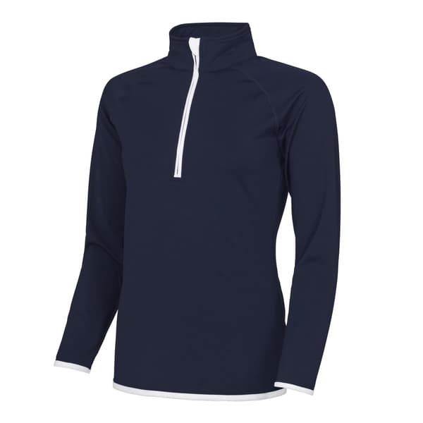 AWDis Just Cool Womens/Ladies Half Zip Sweatshirt