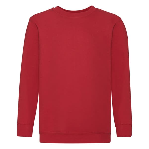 Fruit of the Loom Barn Unisex Set In Sleeve Sweatshirt för barn