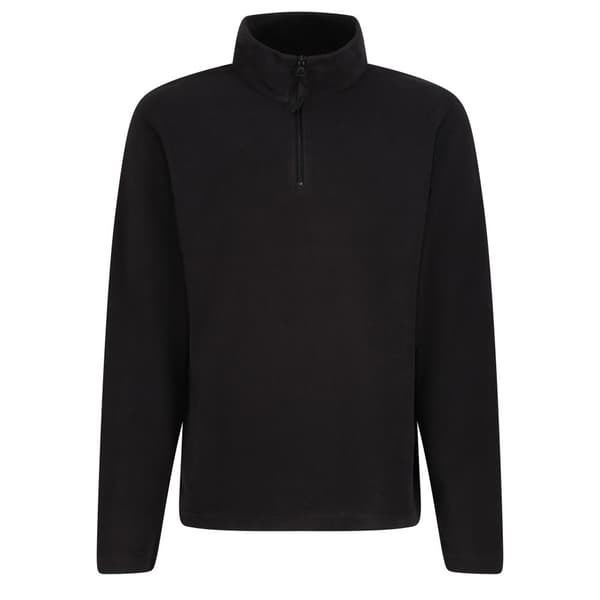 Regatta Herre 170 Series Anti-pill Zip Neck Micro Fleece med lynlås i halsen Black M