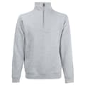 Miniatyrbilde 1 av 3: Fruit Of The Loom Mens Premium 70/30 Zip Neck Sweatshirt
