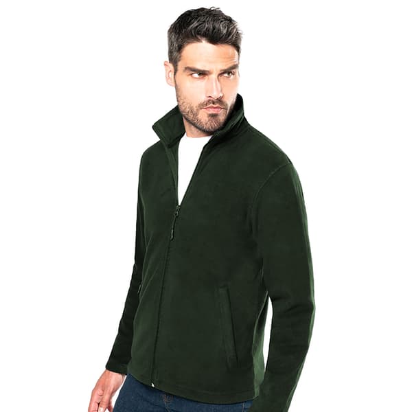 Kariban Falco Full Zip Anti Pill Fleece Jacket för män med full dragkedja