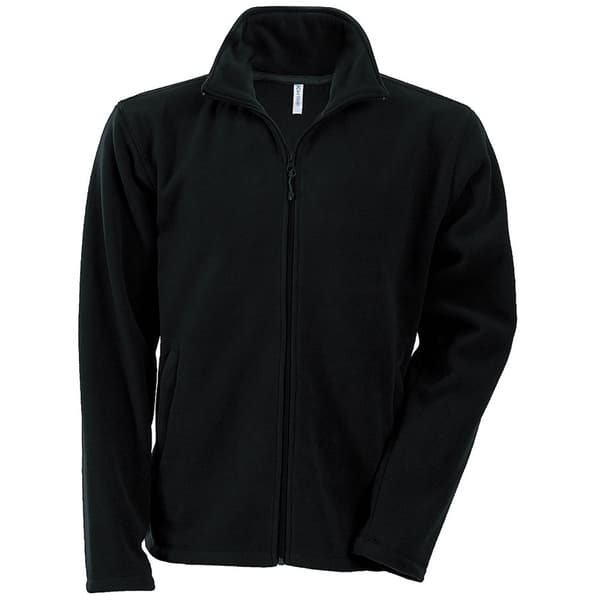 Kariban Falco Full Zip Anti Pill Fleece Jacket til mænd Black XL