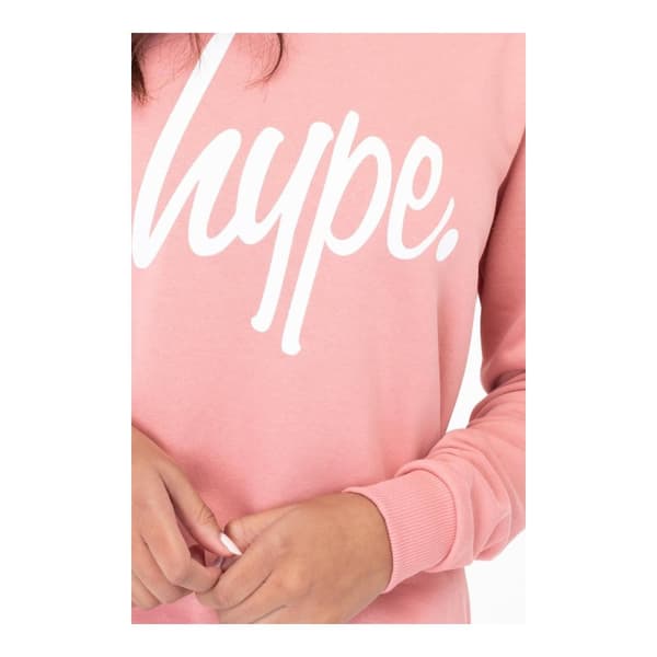 Hype Kvinnor/Ladies Script Crewneck