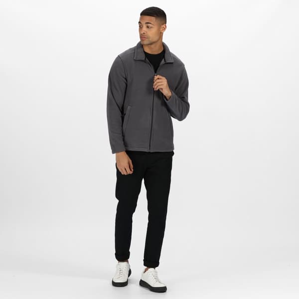 Regatta Mens Plain Micro Fleece Full Zip Jacket (Layer Lite)